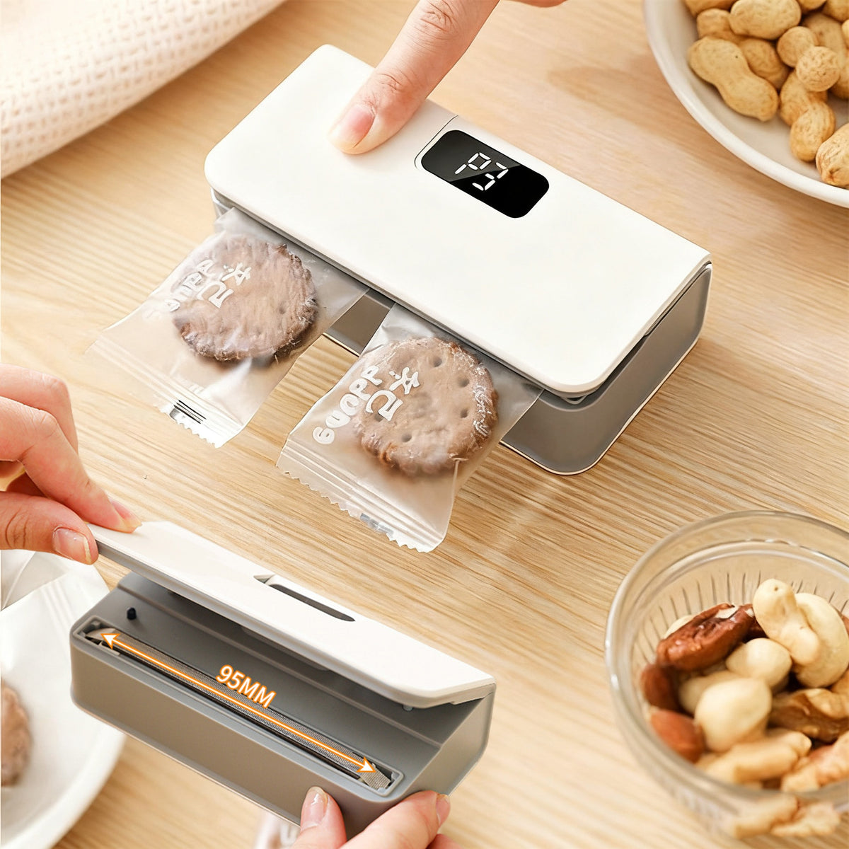 Smart Sealer LS-245 | Portable Bag Sealer | Keeps Snacks & Food Fresh